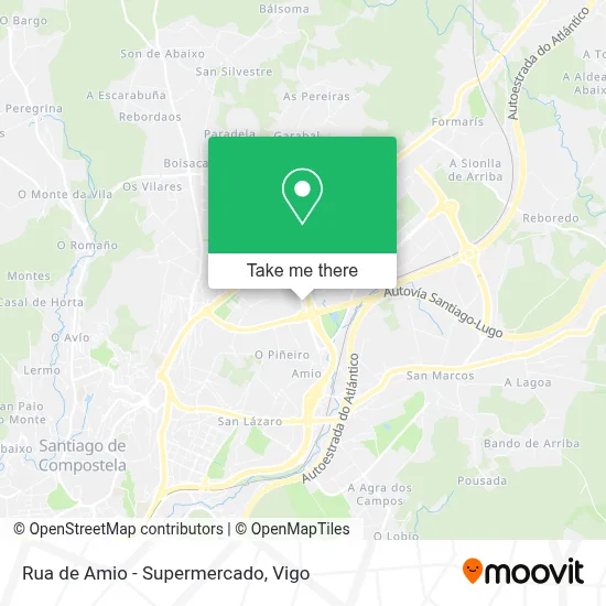 Rua de Amio - Supermercado map