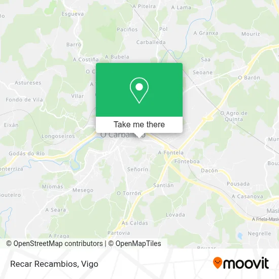 Recar Recambios map