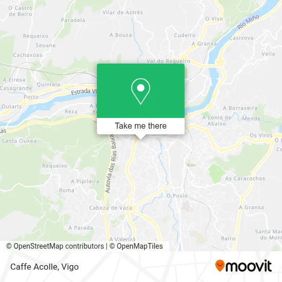 Caffe Acolle map
