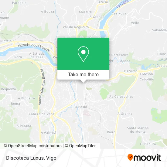 Discoteca Luxus map