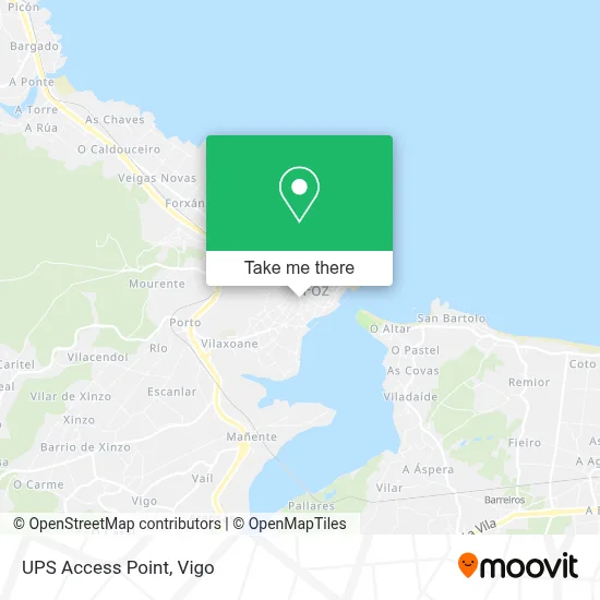 Ups Access Point map
