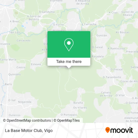 La Base Motor Club map