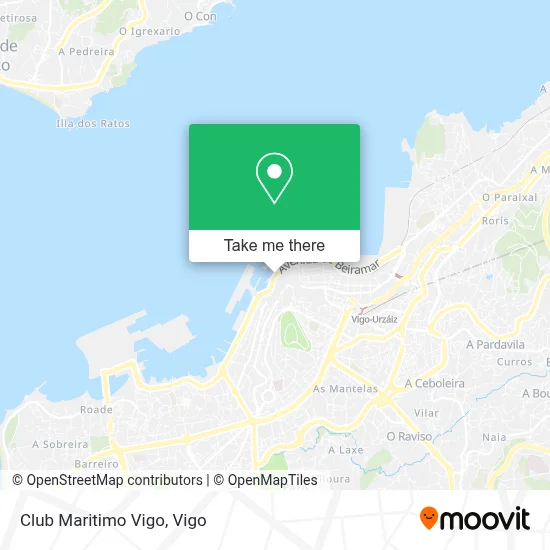 Club Maritimo Vigo map