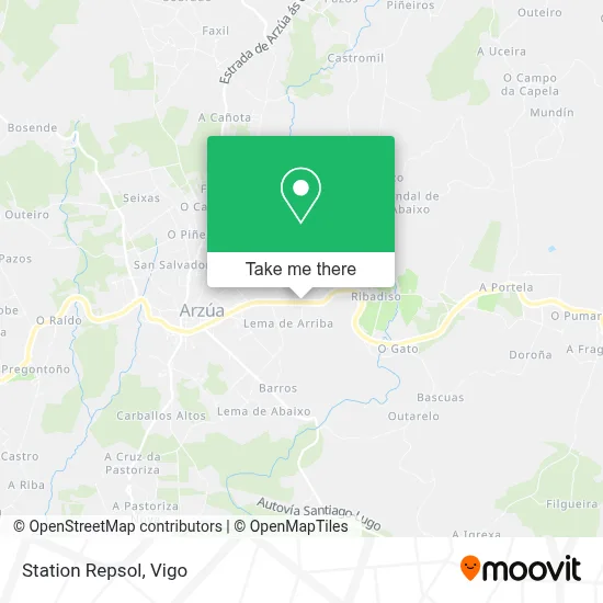 Station Repsol map