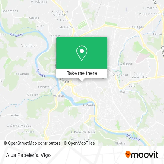 Alua Papelería map