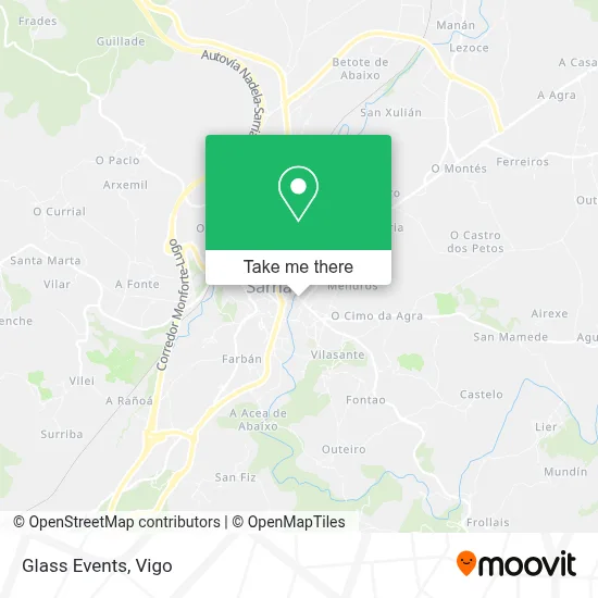 Glass Events map