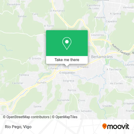 Río Pego map