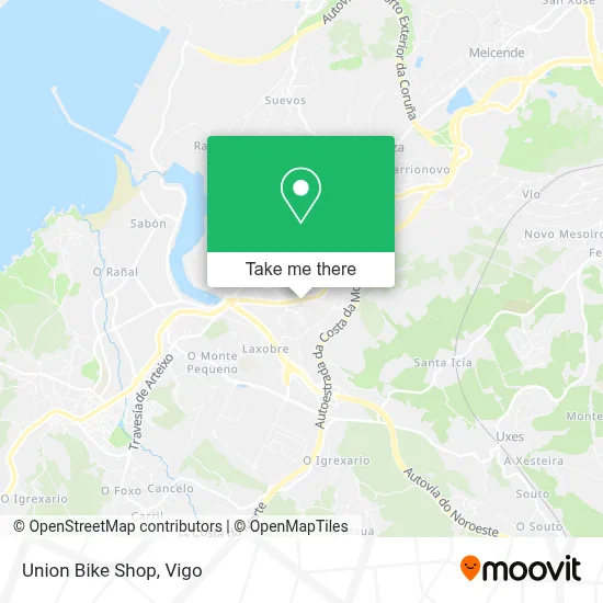 Union Bike Shop map