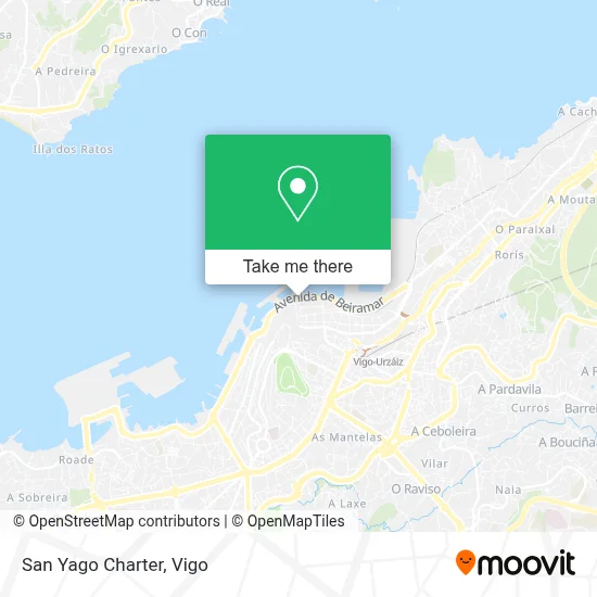 San Yago Charter map