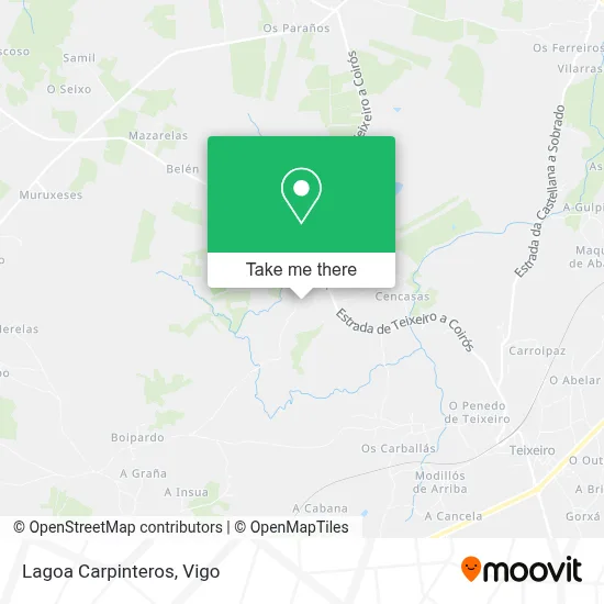 Lagoa Carpinteros map