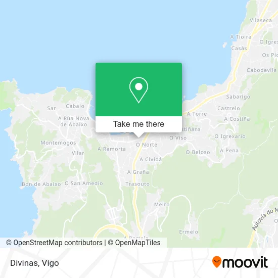 Divinas map