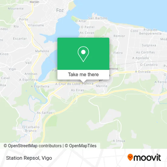 Station Repsol map