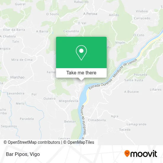 Bar Pipos map
