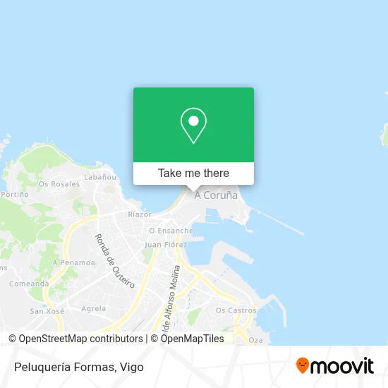 Peluquería Formas map
