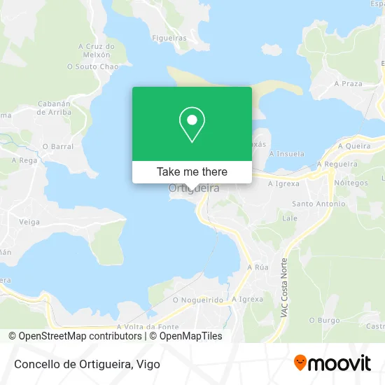 Concello de Ortigueira map