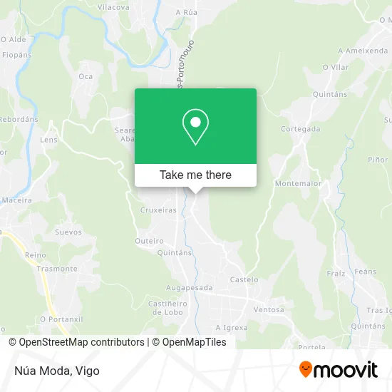 Núa Moda map