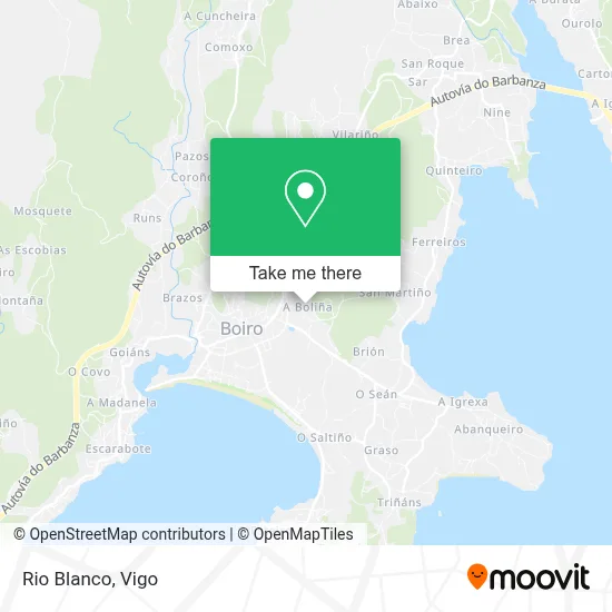 Rio Blanco map