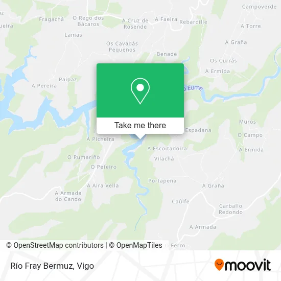 Río Fray Bermuz map