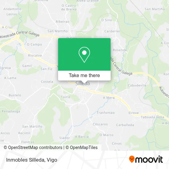mapa Inmobles Silleda