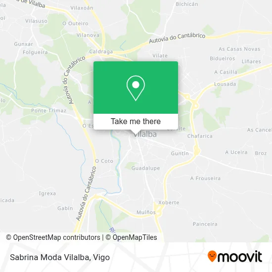 Sabrina Moda Vilalba map