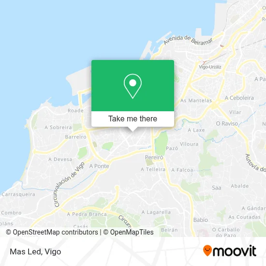 mapa Mas Led