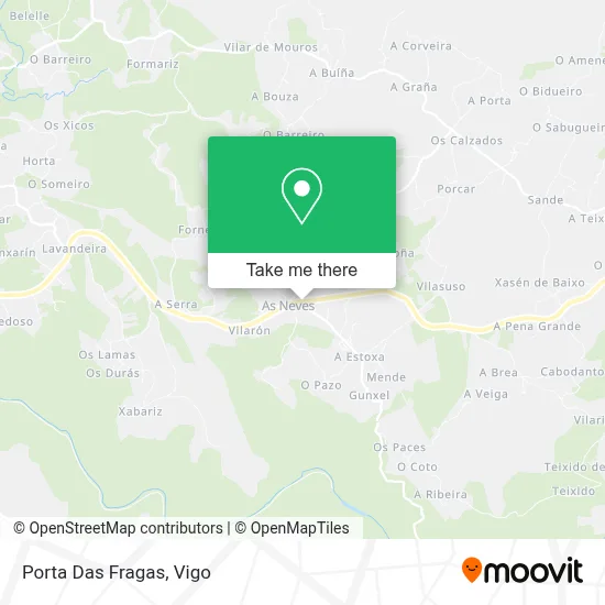 Porta Das Fragas map