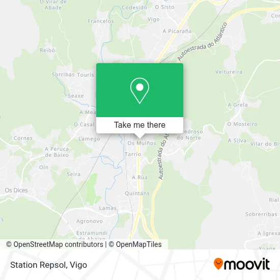 Station Repsol map