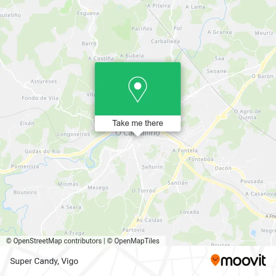 Super Candy map