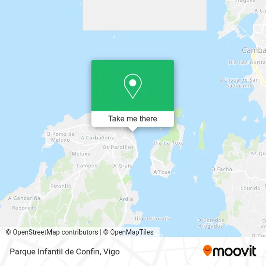 Parque Infantil de Confin map