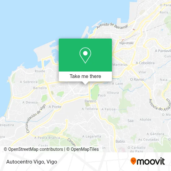 Autocentro Vigo map