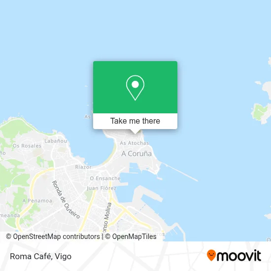 Roma Café map
