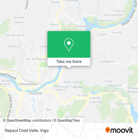 Repsol Cred Velle map