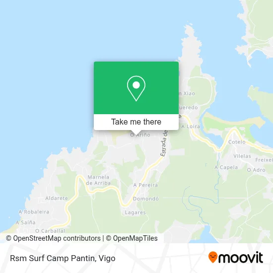 Rsm Surf Camp Pantin map