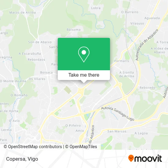 Copersa map