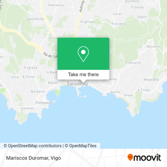 Mariscos Duromar map