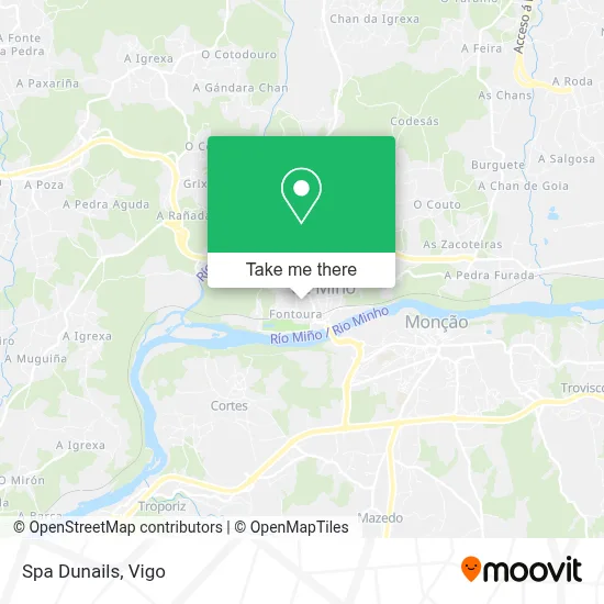 Spa Dunails map
