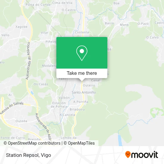Station Repsol map