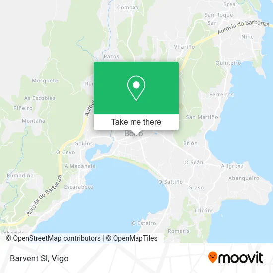 Barvent Sl map