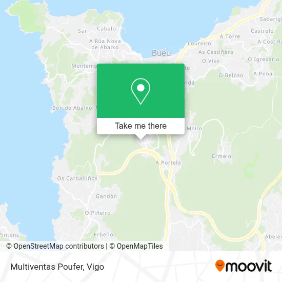 Multiventas Poufer map