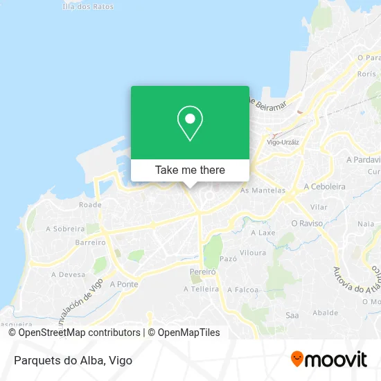 Parquets do Alba map