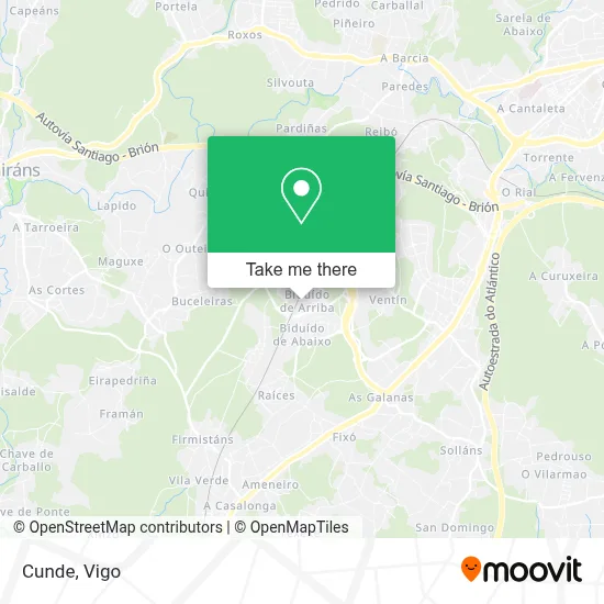 Cunde map