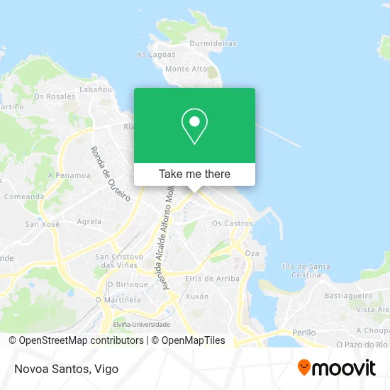 Novoa Santos map