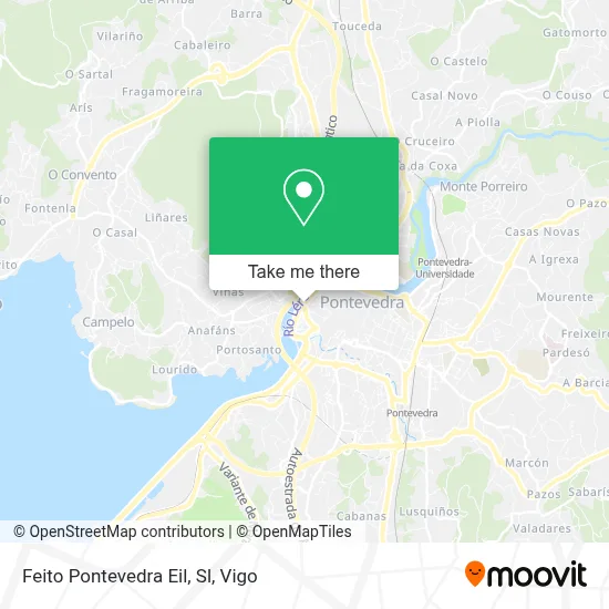 Feito Pontevedra Eil, Sl map