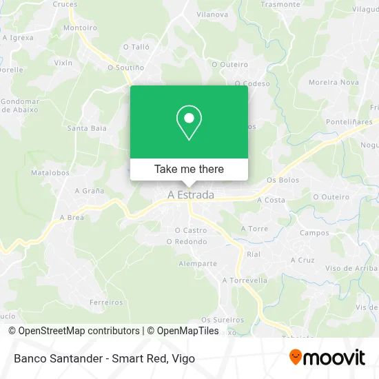 Banco Santander - Smart Red map