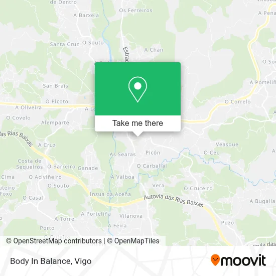 Body In Balance map