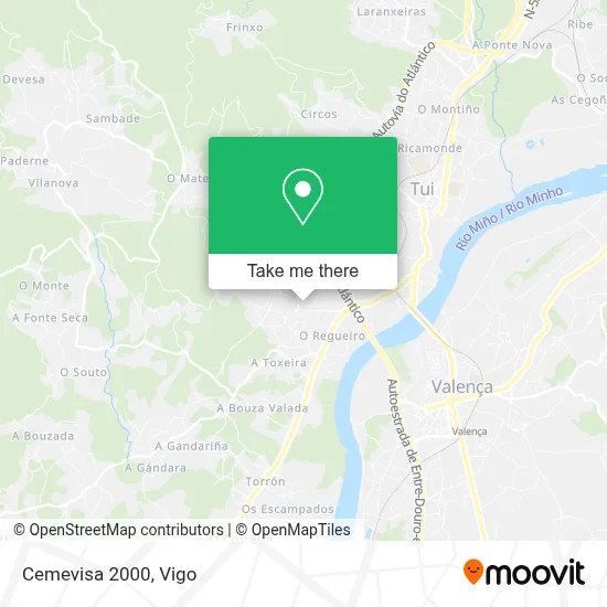 Cemevisa 2000 map