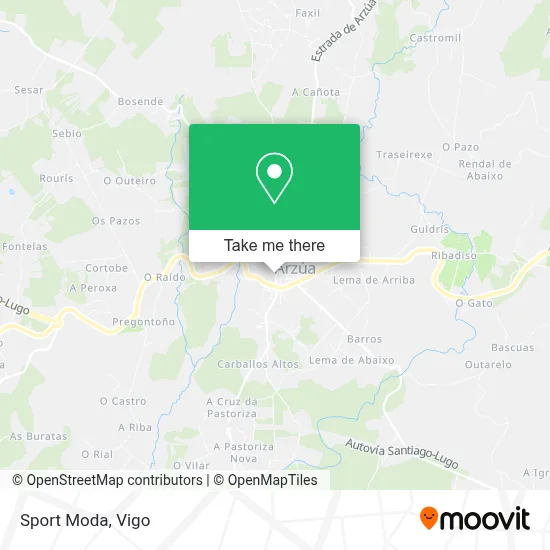 Sport Moda map