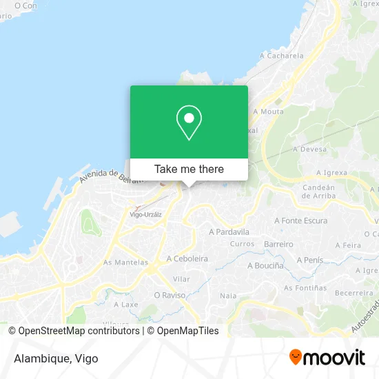 Alambique map