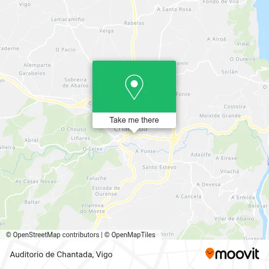 Auditorio de Chantada map