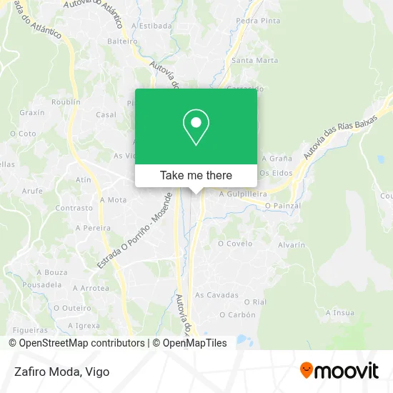 Zafiro Moda map